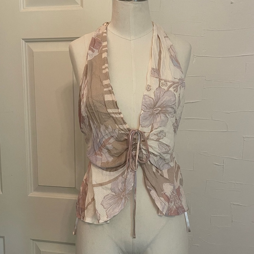 Ivory Comb Halter Top from Free People